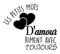 Sticker Les petits mots d'amour
