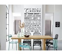 Sticker Les Règles de la Cuisine Sarcastique - Nombreuses tailles et couleurs disponibles