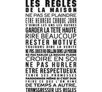 Sticker les règles de la maison
