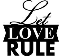 Sticker Let love rule