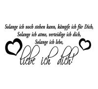 Sticker Liebe ich dich