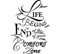 Sticker Life begins at the end of your comfort zone