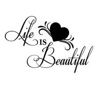Sticker Life is beautiful design