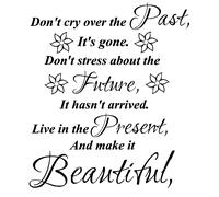 Sticker Live in the present and make it beautiful