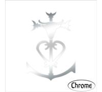 Sticker Logo Croix De Camargue + Taureau Adhésif Autocollant - Plusieurs Coloris Argenté 10