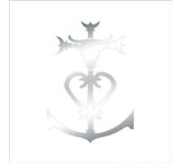 Sticker logo Croix de camargue + taureau Adhésif Autocollant - Plusieurs coloris Chrome