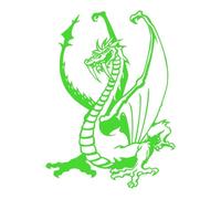 Sticker Logo Dragon Adhésif Autocollant - Plusieurs Coloris Disponibles Bleu Nuit 15 X 20