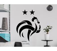Sticker Logo Foot Emblême Les Bleus - Nombreuses tailles et couleurs disponibles