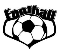 Sticker Logo Football