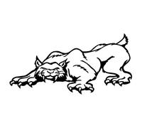 Sticker logo Puma Adhésif Autocollant - Plusieurs coloris disponibles Noir 20 x 10