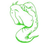 Sticker Logo Serpent 2 Adhésif Autocollant - Plusieurs Coloris Disponibles Bleu Nuit 14 X 20