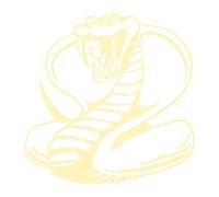 Sticker Logo Serpent Adhésif Autocollant - Plusieurs Coloris Disponibles Beige 20 X 20