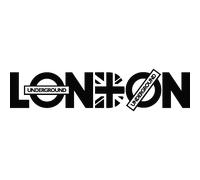Sticker London Underground - Union Jack