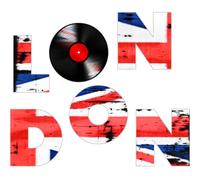 Sticker LONDON Union Jack vinyl
