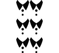 Sticker Lot de 6 mini smoking