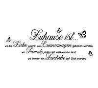 Sticker Luhause ist wo die liebe wohnt