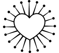 Sticker Lumière du coeur