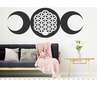 Sticker Lunes Fleur de vie - Nombreuses tailles et couleurs disponibles