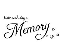 Sticker Make each day a memory