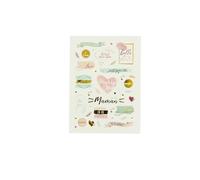 MÉGACRÉA Sticker Maman en Or avec Foil 41 pièces