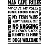 Sticker Man cave rules