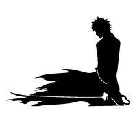 Sticker Manga l'homme avec son sabre