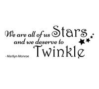 Sticker Marilyn Monroe We are stars