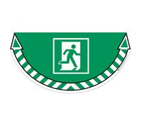 Sticker marquage au sol sortie de secours CEP 700 x 350 mm PVC
