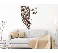 Sticker Masque Africain - Nombreuses tailles et couleurs disponibles
