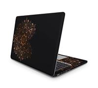Sticker Master Luxury Golden Ordinateur portable vinyle autocollant peau couverture 13 14 15 pouces ordinateur portable décalcomanie pour MacBook Asus Acer Hp 19 inch (40.5x27 cm)