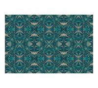 Sticker meuble marbre bleu et vert