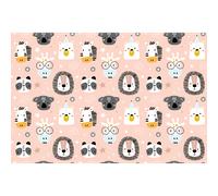 Sticker meuble pour enfant têtes d'animaux