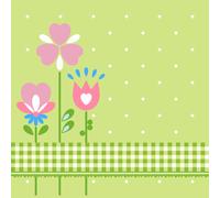 Sticker meubles Ikea Fleurs sur le pré vert
