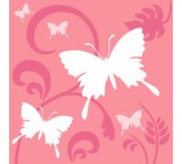 Sticker meubles Ikea Papillon prairie 1