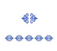 Sticker Miroir Mural 10 pièce/ensemble 3D miroir diagonale dentelle Stickers muraux porche garde-robe bordure décoration Peel Stick bricolage Art Mural(Blue,127mmX127mmX10pcs)