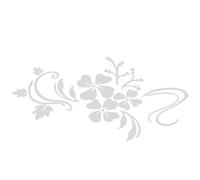 Sticker miroir,Sticker fleur miroir,Sticker mural amovible miroir,Sticker mural art floral,Sticker mural miroir