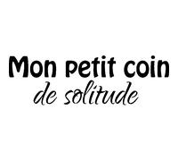 Sticker Mon petit coin de solitude