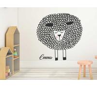 Sticker Mouton Rêveur - Nombreuses tailles et couleurs disponibles