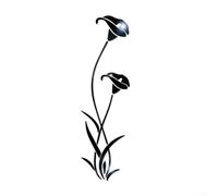 Sticker mural 3D amovible pour maison chic et espace commercial (Noir)