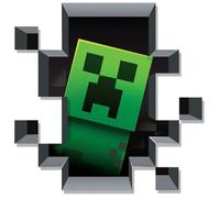 Sticker Mural 3D Chambre Minecraft,3D Autocollants Muraux, Autocollants Muraux,Chambre Enfant,Décoration Chambre Enfant-Style 4