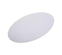 Sticker mural 3D en acrylique ovale carré pour salle de bain et décoration d'intérieur, imperméable et léger pour ajouter une touche moderne (ovale)