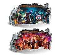 Sticker mural 3D pour fenêtre magique Taille 1000 mm de large x 600 mm de profondeur (grand) Stickers Muraux 3D fenêtre XXL Autocollants DIY Poster Vinyle Papier Peint Wall Stickers