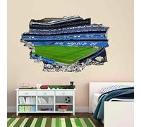 Sticker mural 3D Real Madrid Bernabeu Stadium Wall Art Stickers Mural Kids Bedroom Home Decor 55x80cm