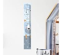 Sticker mural adhésif Toise | Autocollant Bonne nuit les petits - Décoration Murale Chambre Enfants | 1 Planches de 30 x 50 cm