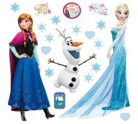 Sticker mural - AG Design - Princesse Elsa - Multicolore - 30 x 30 cm - Décoration bébé