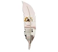 Sticker mural amovible en acrylique Motif plume 120 x 30 cm