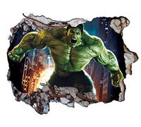 Sticker mural autocollant 1000 mm de large x 600 mm 3D fenêtre XXL Autocollants DIY Poster Vinyle Papier Peint Wall Stickers Chambre Enfant Bébé Garçon Decoration