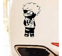 sticker mural Autocollants de voiture NARUTO Hatake Kakashi Bande Dessinée Créative Stickers Queue Pare-Brise Étanche Auto Tuning Styling 25x14cm