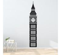 Sticker mural Big Ben Horloge Big Ben Horloge Sticker mural Big Ben Décoration de la maison Fond Sticker mural Big Ben mesure 120 cm de haut