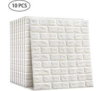 Sticker mural brique 3D, papier peint autocollant imperméable à poser soi-même, idéal pour la décoration de chambres d'enfants et de chambre